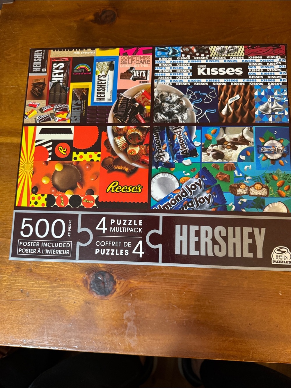 Hershey 500-Piece jigsaw Puzzle Multipack - Colorful Candy Collage - Complete!